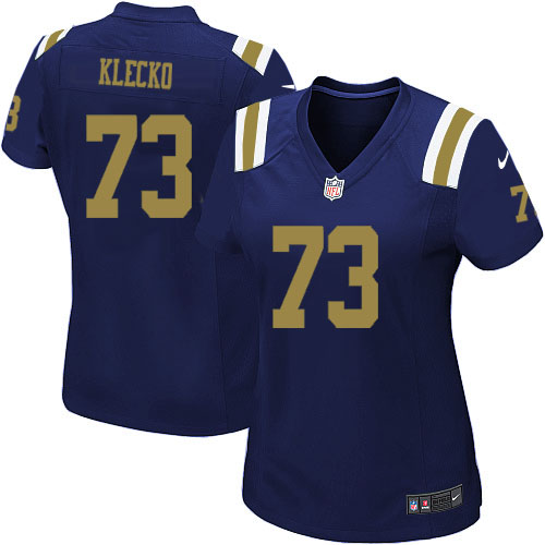Women's Elite Joe Klecko Nike Jersey Navy Blue Alternate - #73 NFL New York Jets